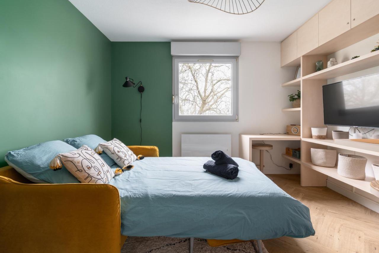 Studio Refait A Neuf Avec Parking En Bord De Loire Nantes Zewnętrze zdjęcie